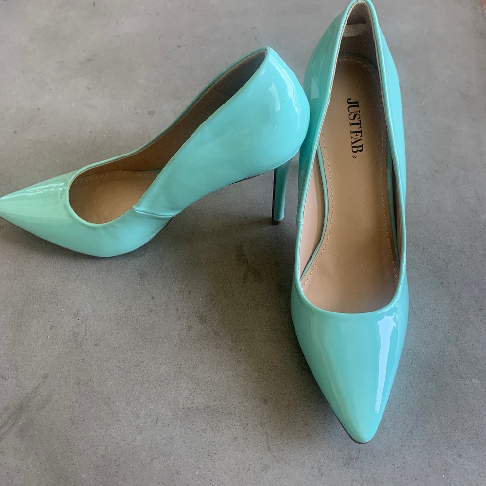 Brand new JustFab Mint Lyssa pumps, size 10